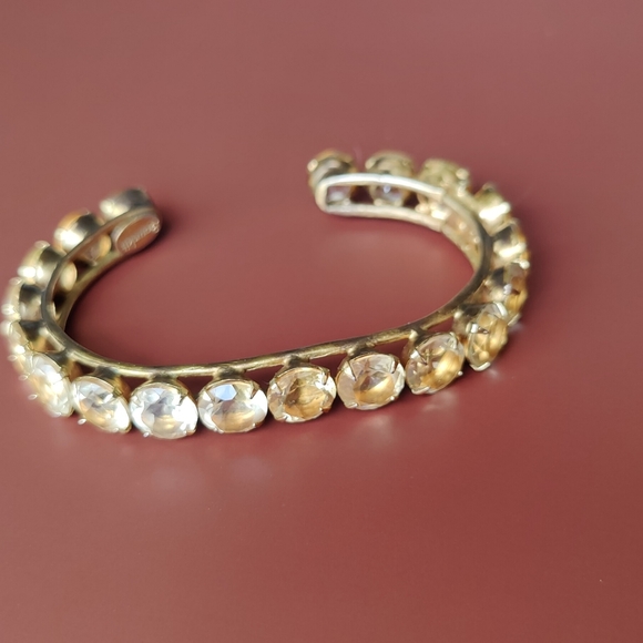 Bounkit I Stunning GP Citrine Hinged Cuff bracelet - Picture 8 of 15